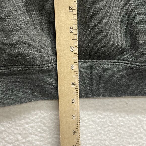 Carhartt Hoodie Mens XL Tall Gray Sweatshirt Midweight Logo Graphic Workwear - Picture 11 of 12